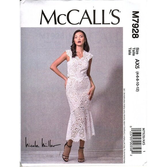 McCall's Other - McCall's M7928 Misses 4 to 12 Special Occasion Dress Uncut Sewing Pattern